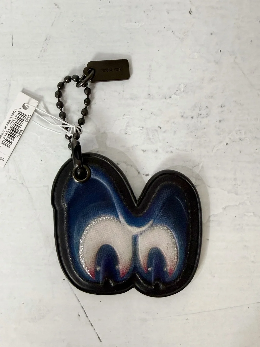 Disney x Coach Dark Fairy Tale Snow White Spooky Eyes Charm Hangtag Bag NWT